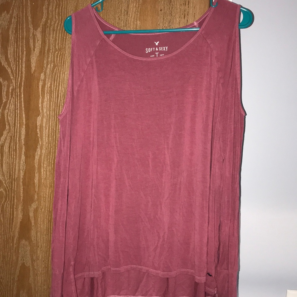 Pink long sleeve top